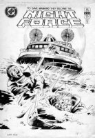 COLAN, GENE - Night Force #3 cover, Baron Winter sends Donovan Caine and Jack Gold to Russia to locate Vanessa Van Helsing.  Comic Art
